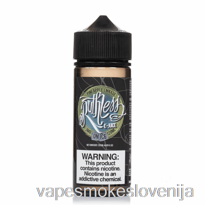 Vape Slovenija Ananasova Limonada Na Ledu - Neusmiljena Para - 120ml 0mg